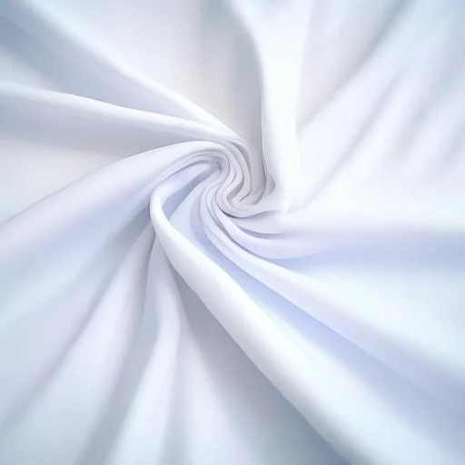 White cotton fabric